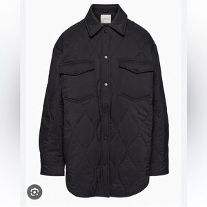 Aritzia - ganna insulated quilted shirt jacket